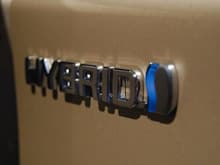 2010 Toyota Prius Hybrid Badge Close-Up