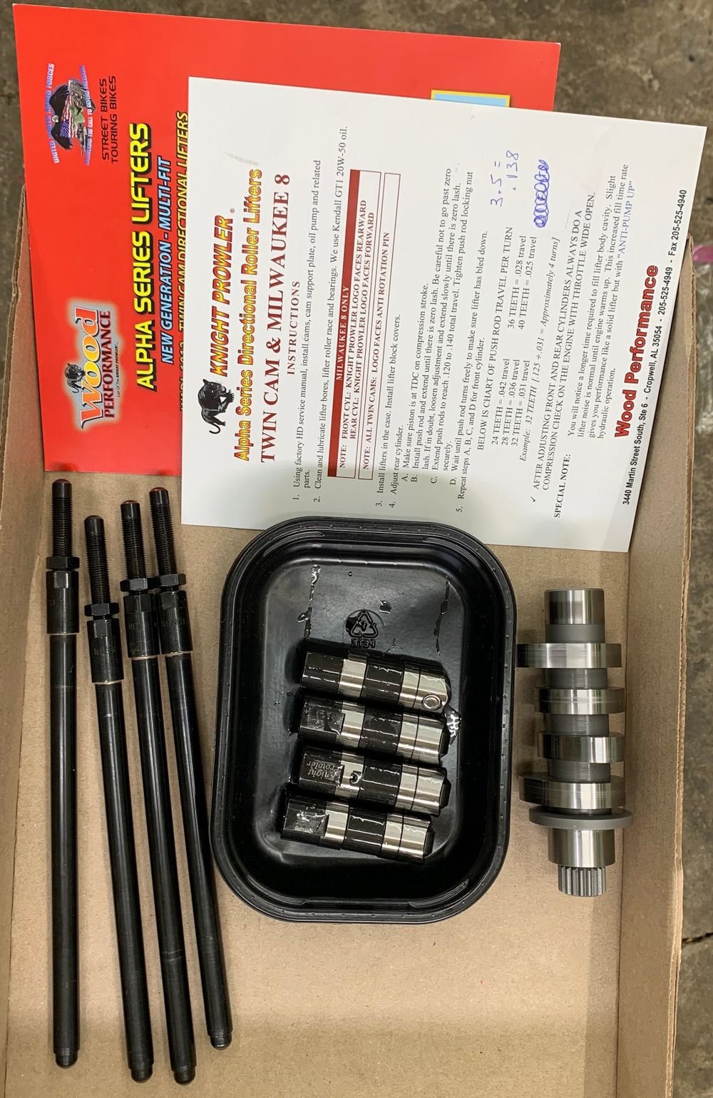 Wood 22x cam and lifters, Pushrods. Harley Davidson Forums