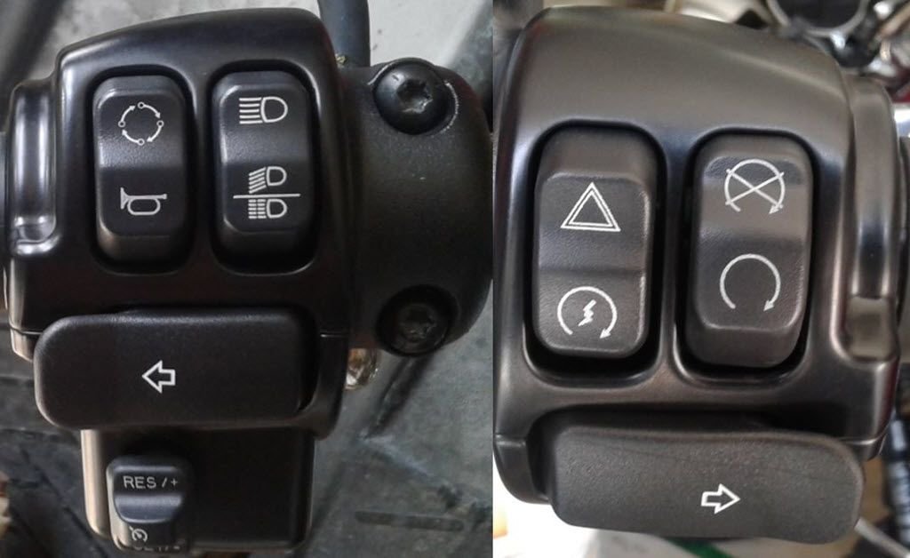 Extended turn signal switch caps for Sport Glide Page 2 Harley