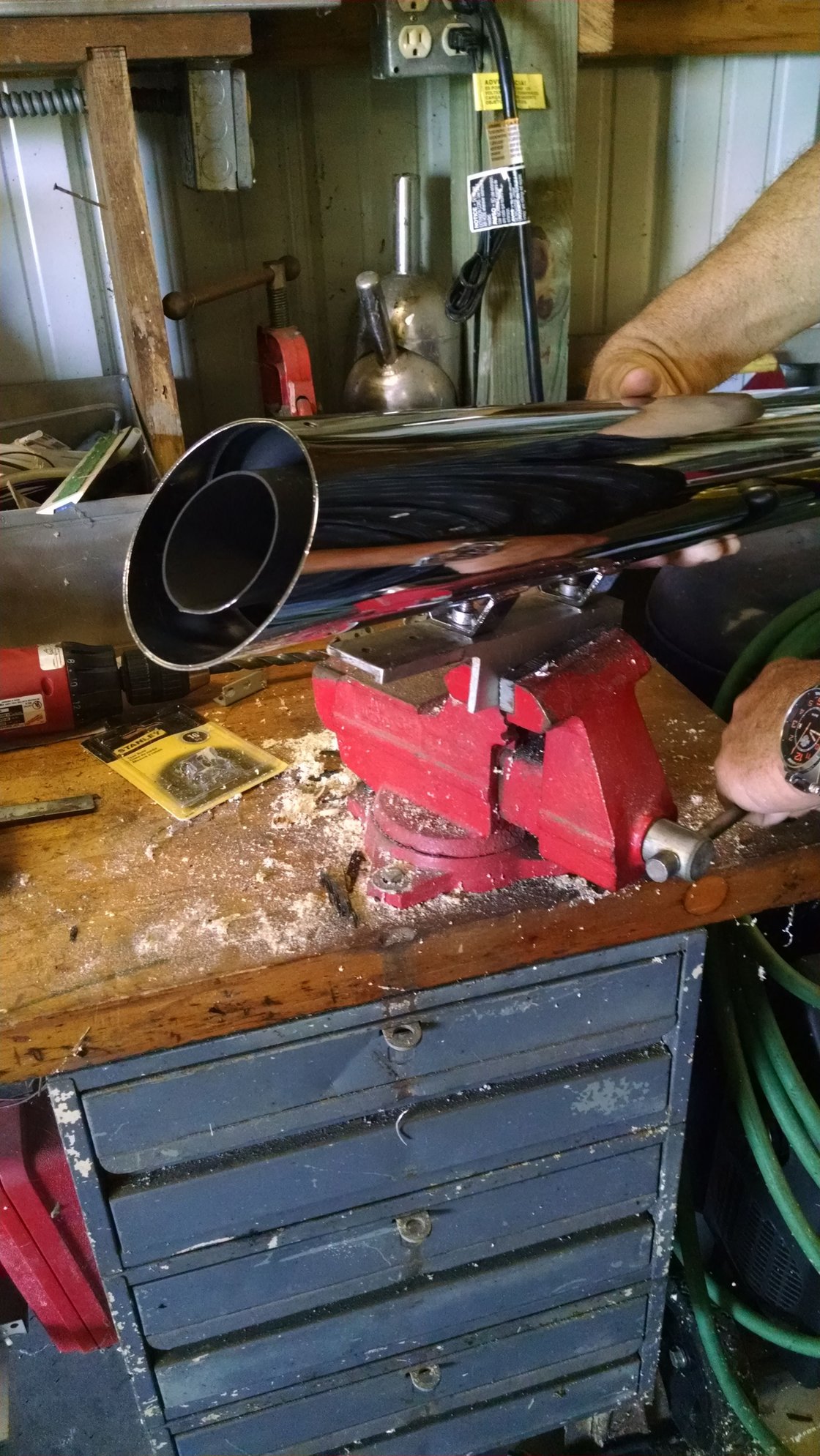Taking out baffels on screaming eagle pipes! Harley Davidson Forums