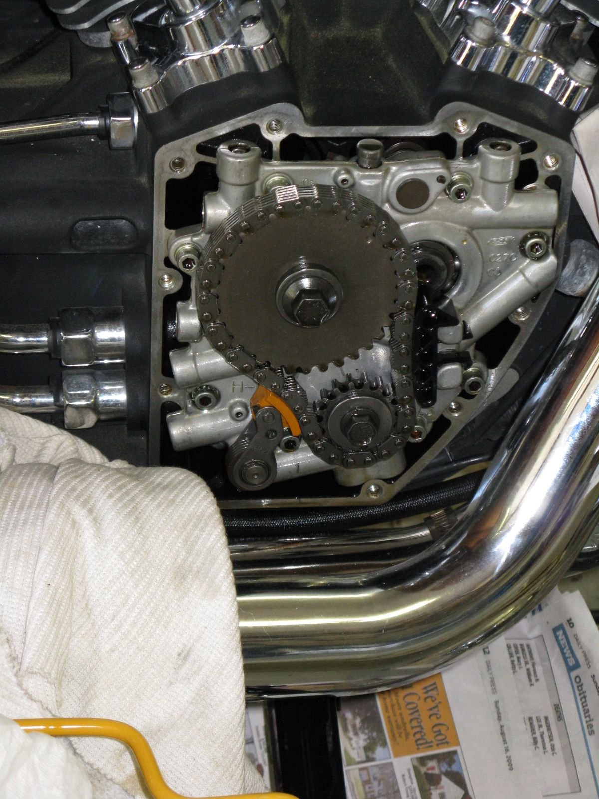 My tensioner at 30K. Bike rarely ran over 3000 on tac. Never been WOT by me.