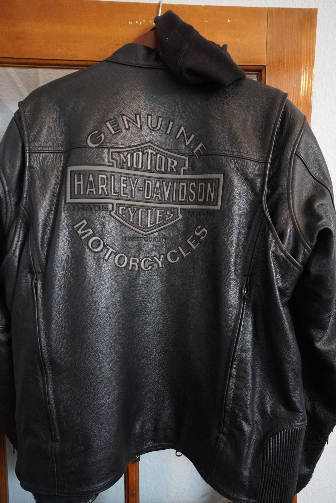 Harley-Davidson Reflective Road Warrior Leather Jacket 98138-09VM Sz XL ...