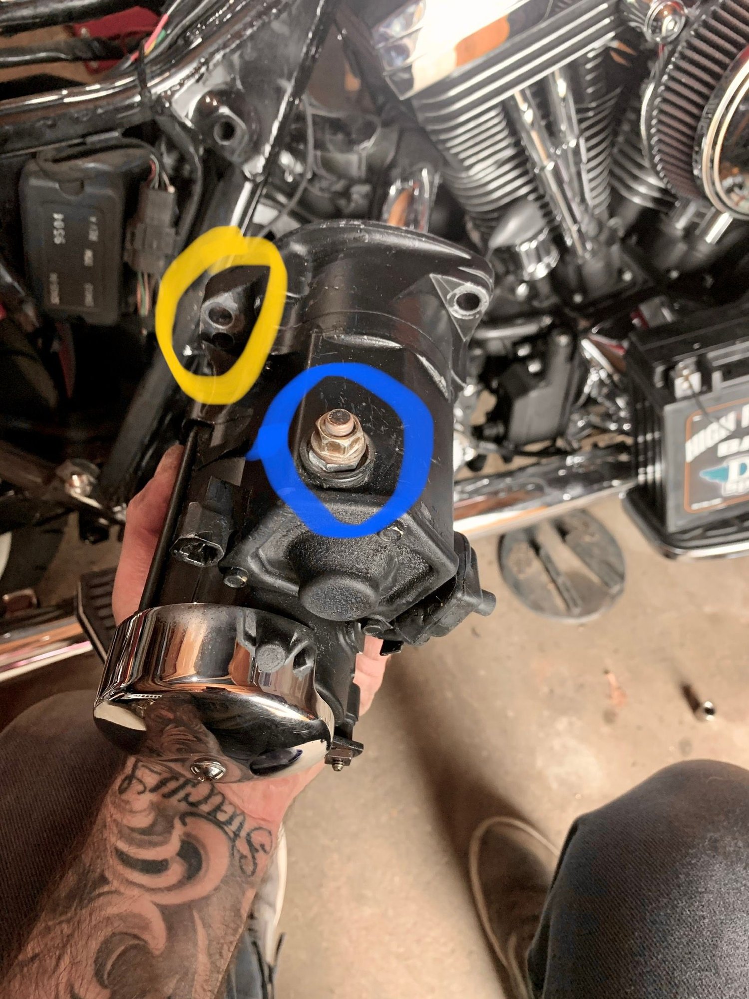 Battery wires melting terminal Harley Davidson Forums