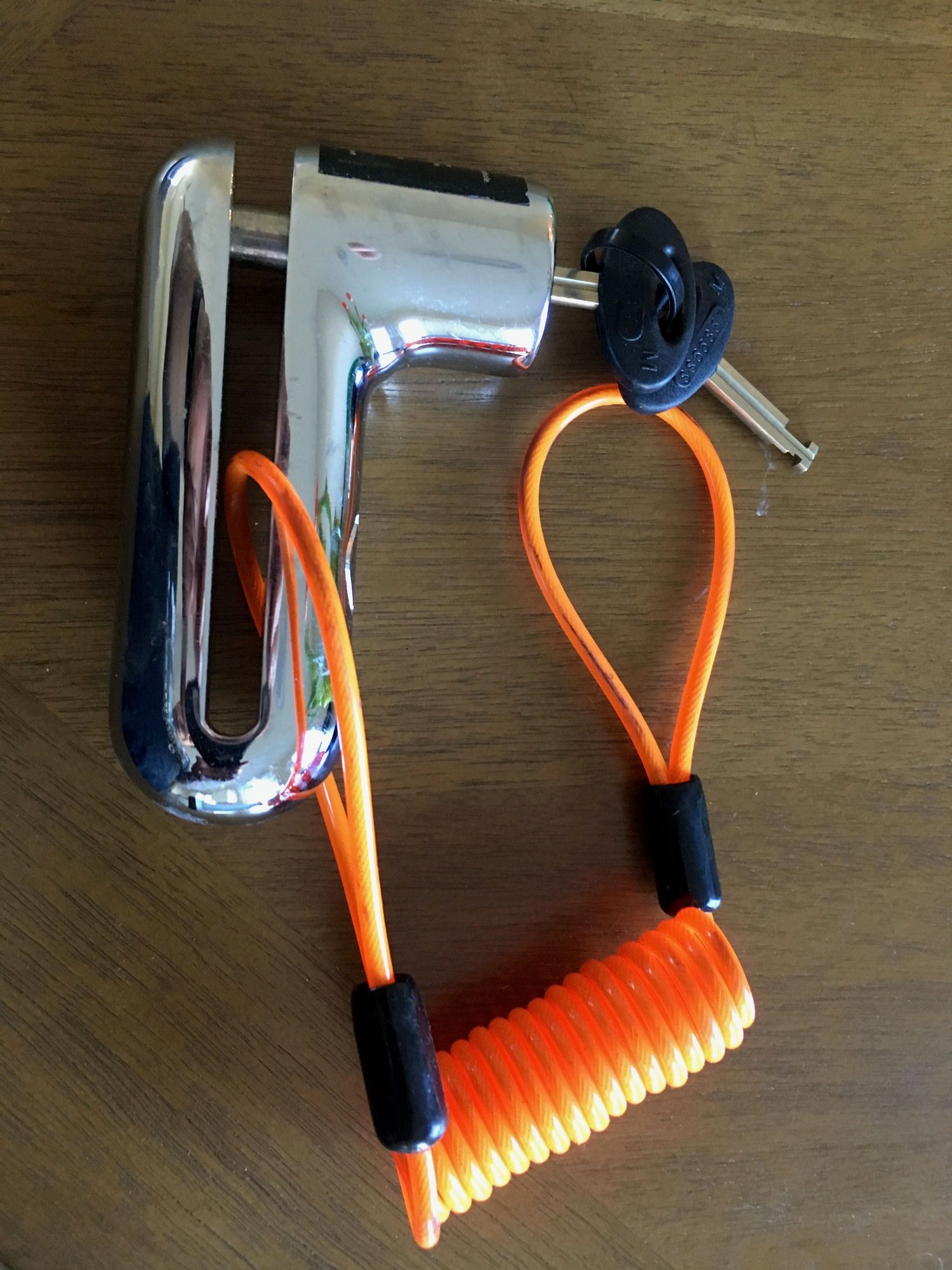 New Chrome Disc Brake Lock Harley Davidson Forums