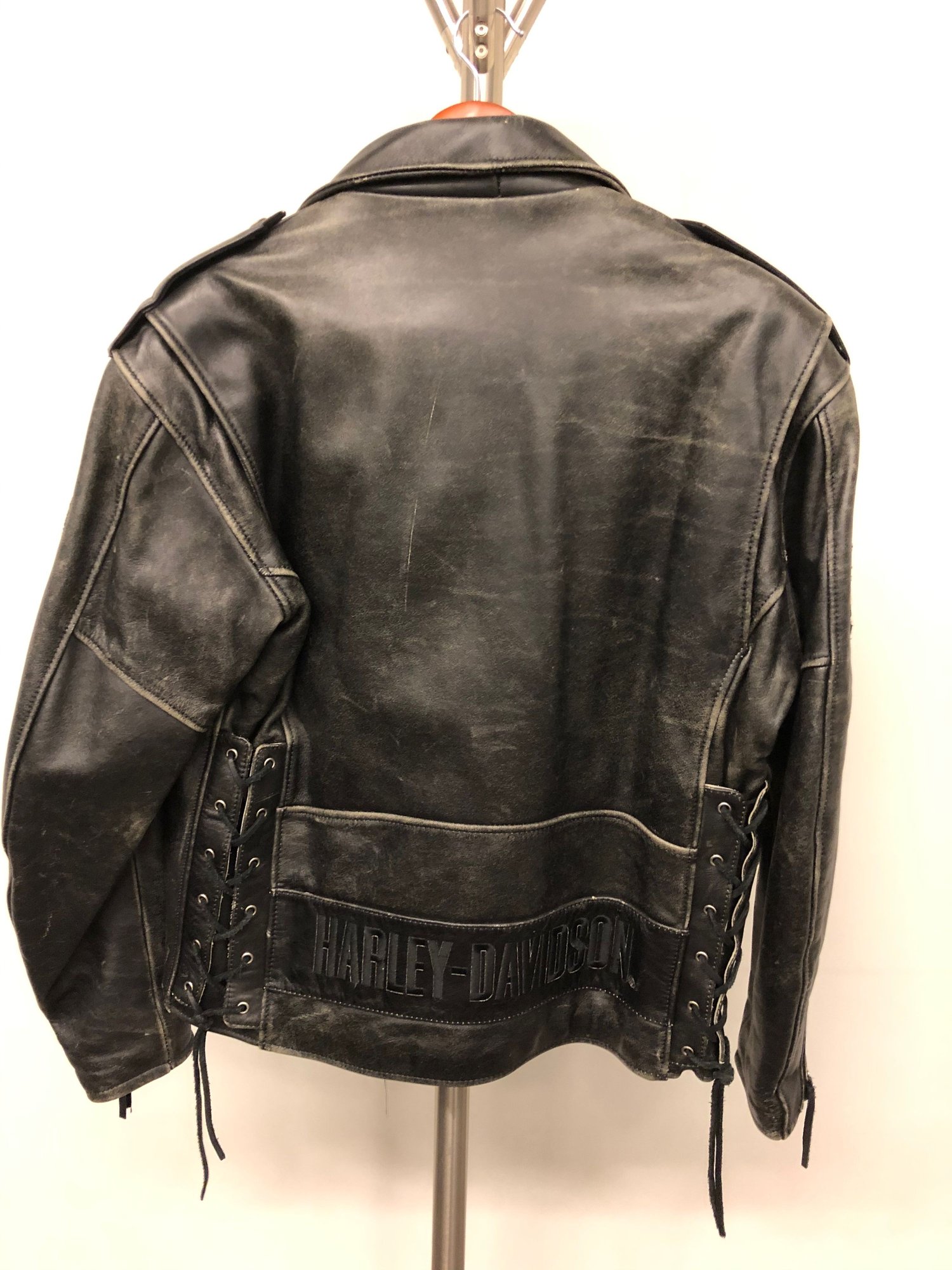 Harley Davidson Leather Slim Fit REPOP NEVER WORN. - Depop