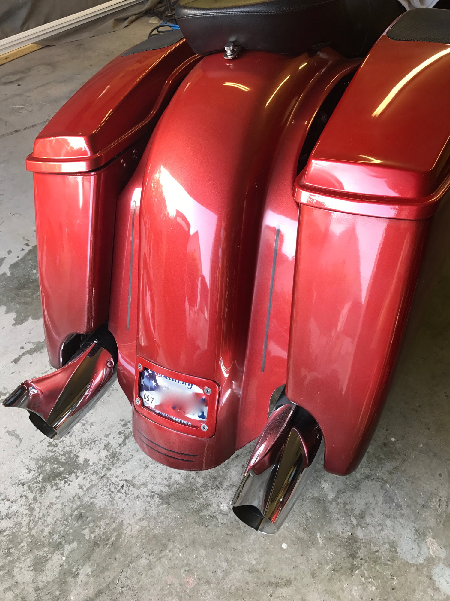 road king extended bags