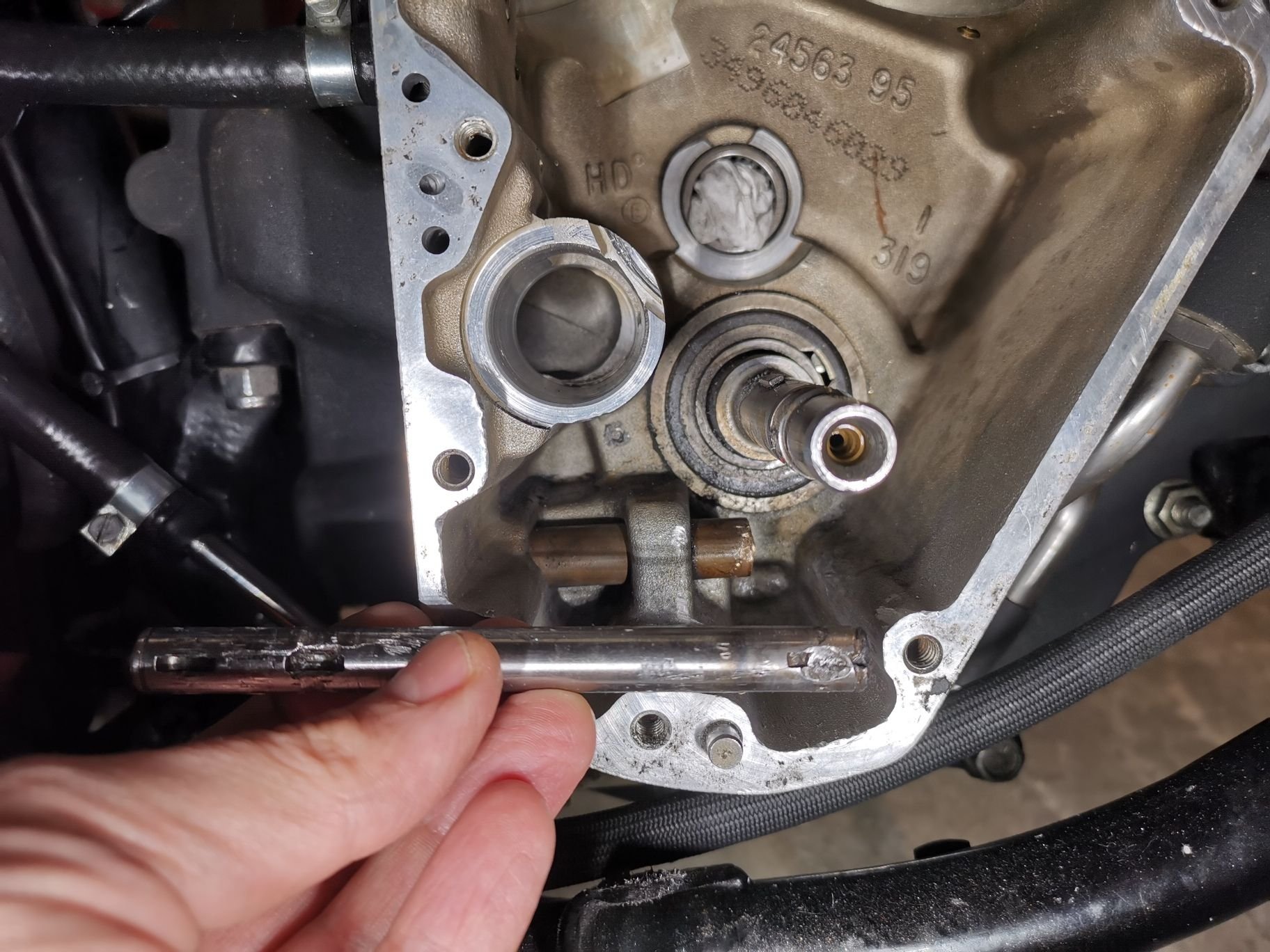 How do I remove Oilpump Driveshaft Bushing?? Harley Davidson Forums
