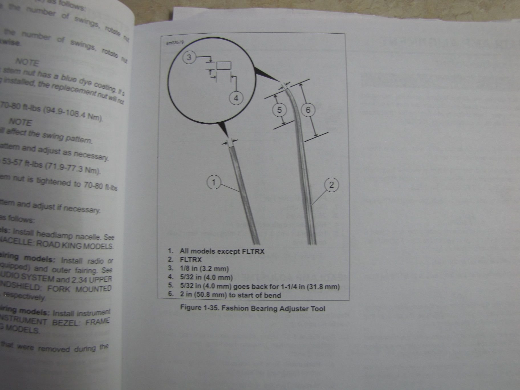 Steering Head Bearing Adjustment Tool Page 2 Harley Davidson Forums
