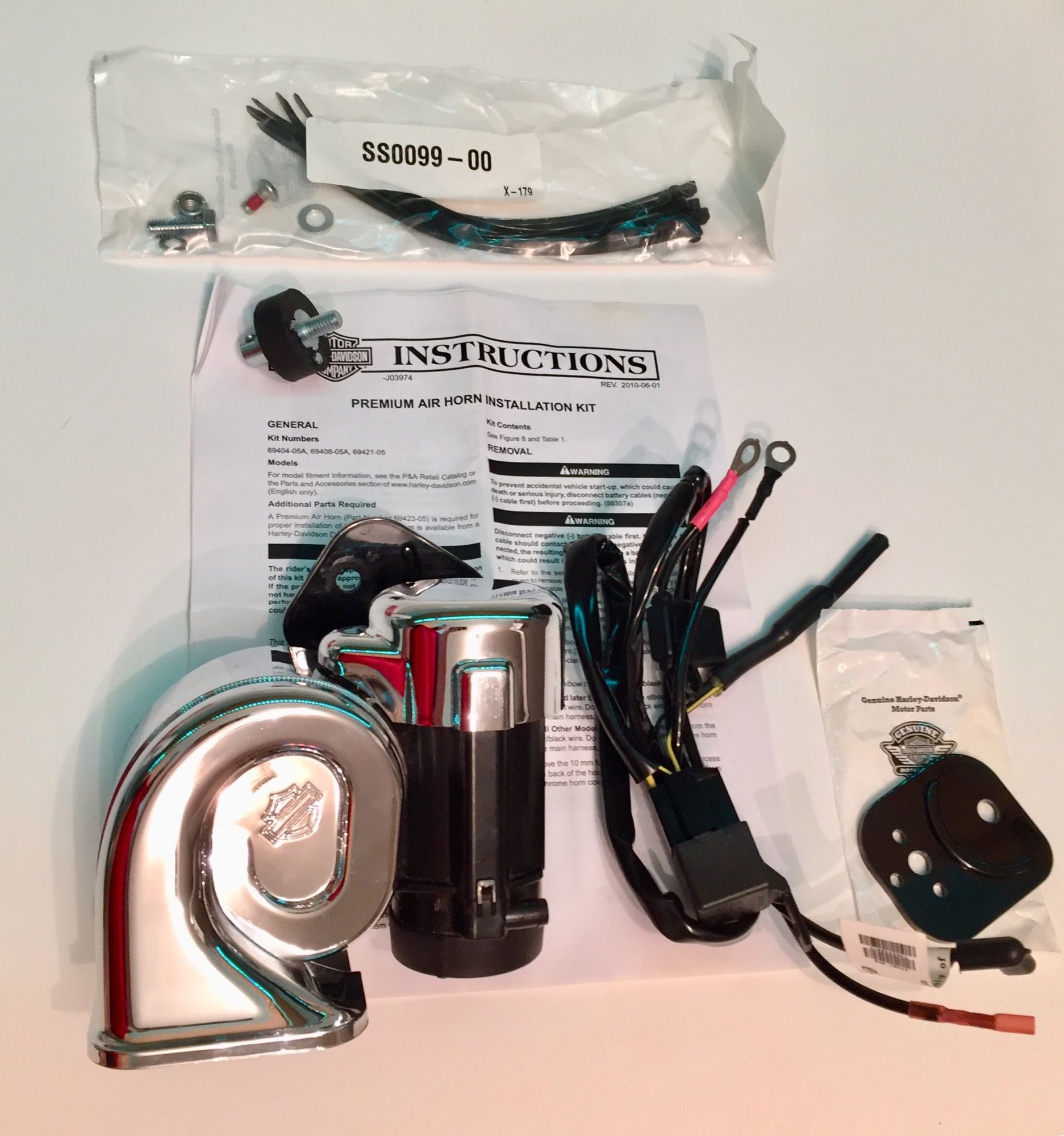 harley air horn kit