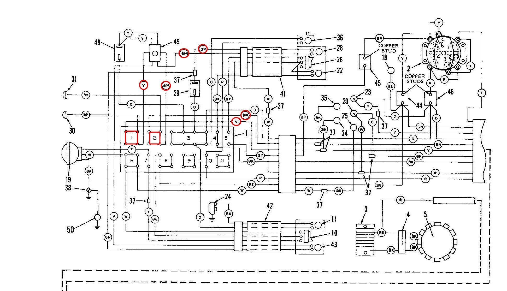 Yankee Turn Signal Wiring Diagram : Yankee 760 Warning Switch Wiring ...