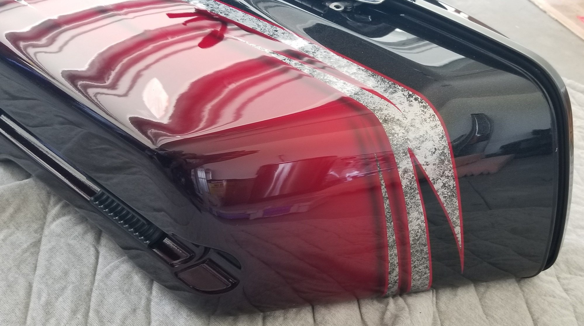 Custom painted 14 up touring saddle bags Harley Davidson Forums