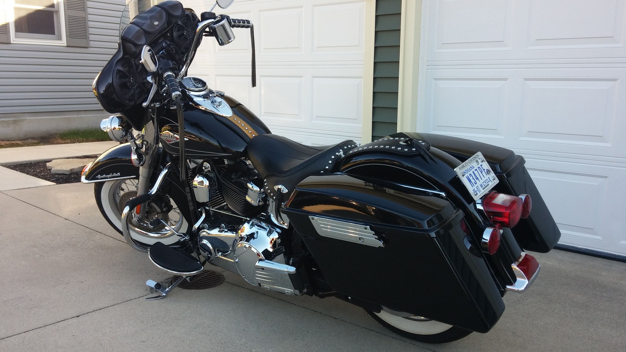 heritage softail bagger kit