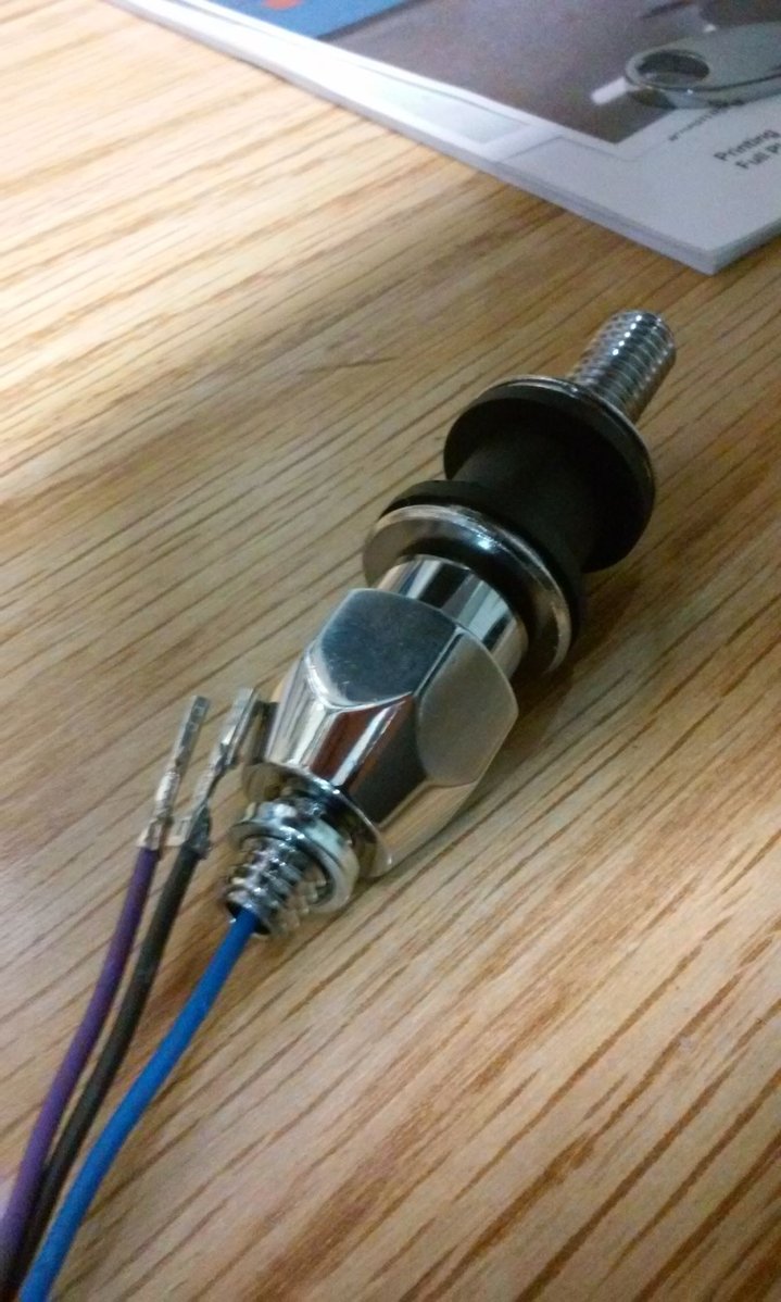 Wire won�t fit through hollow bolt to install detach kit on FXDB