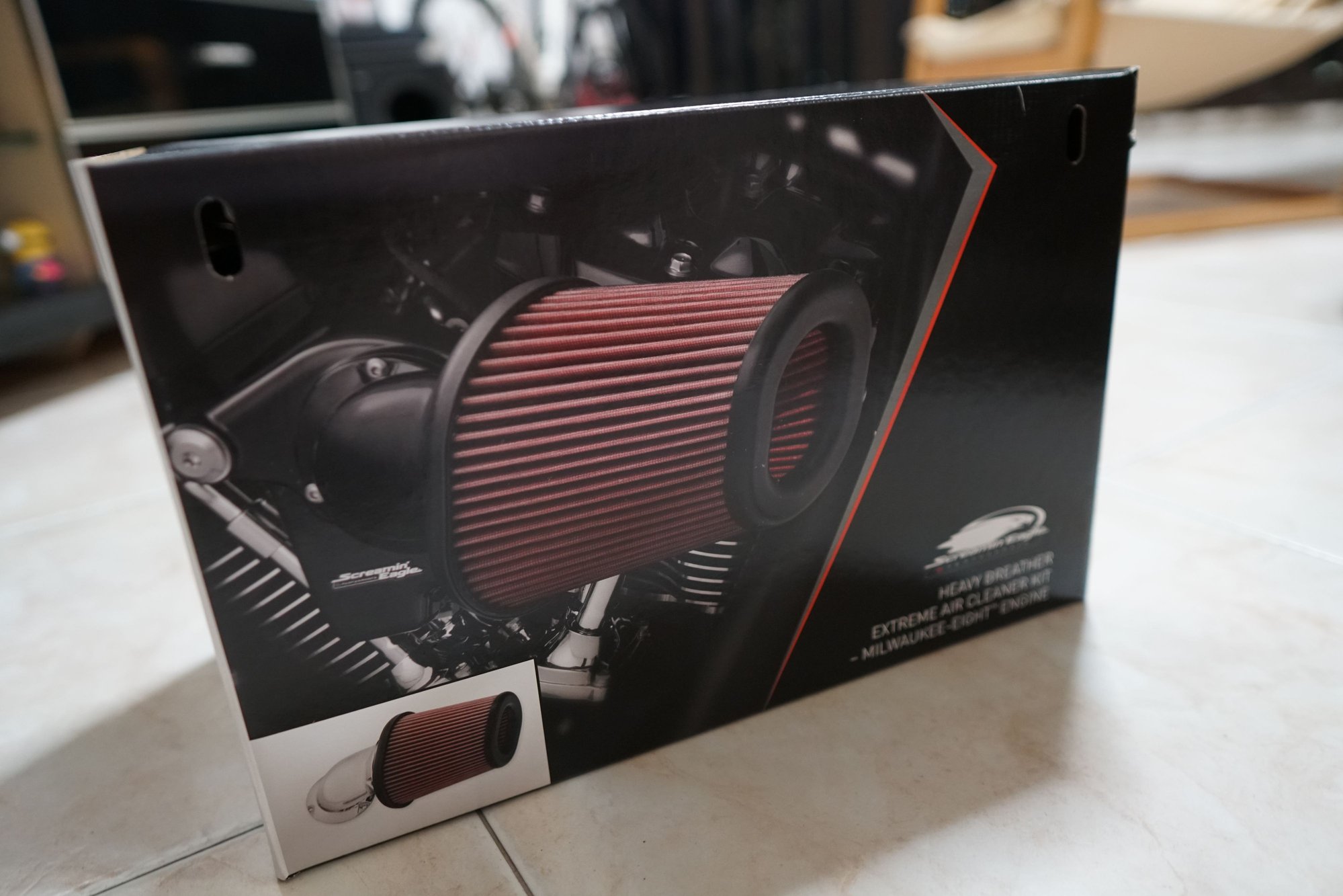 Extreme Heavy Breather Air Filter from Screaming' Eagle Harley