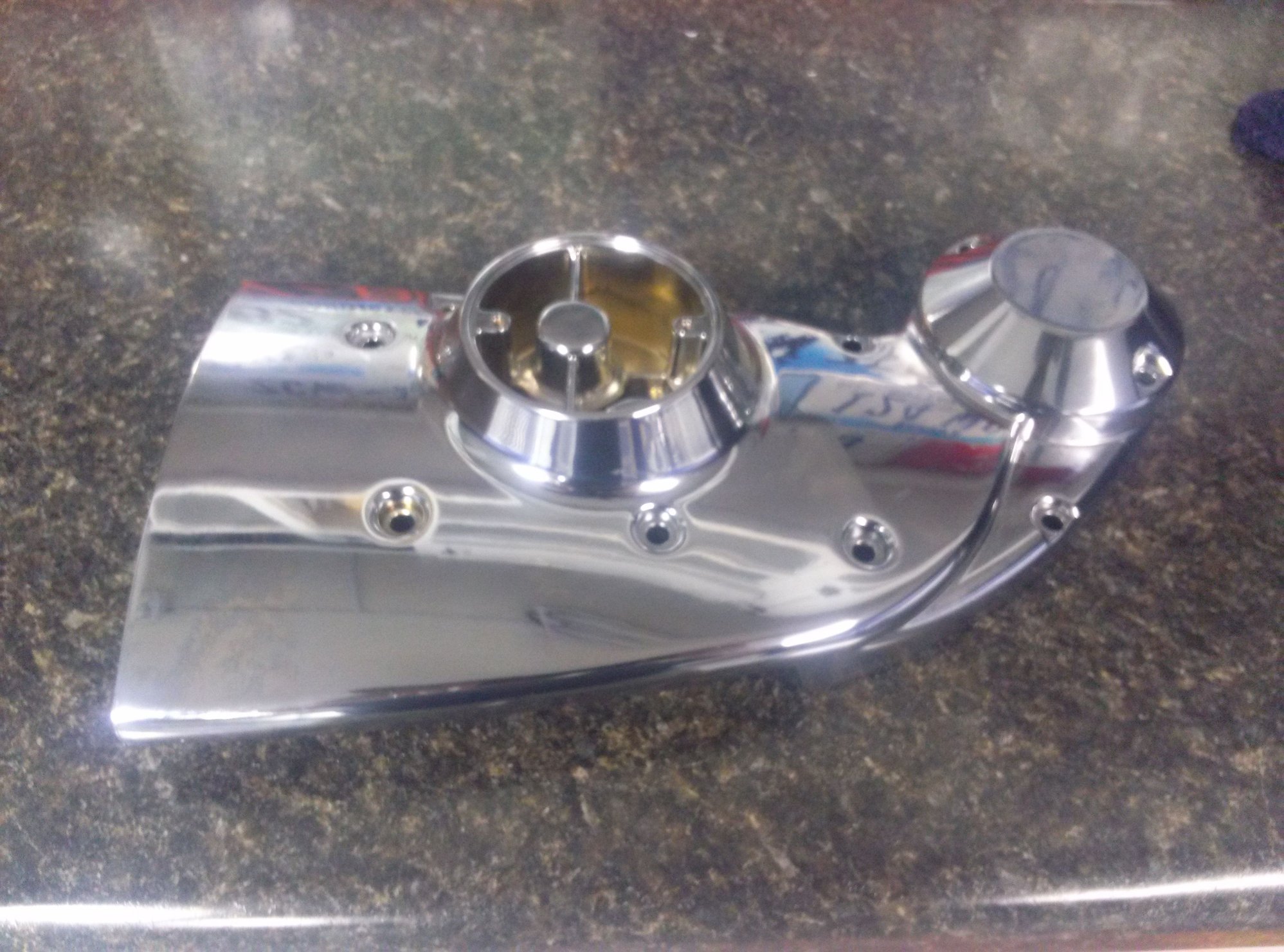 Chrome right side motor cover for ?Evo? Harley Davidson Forums