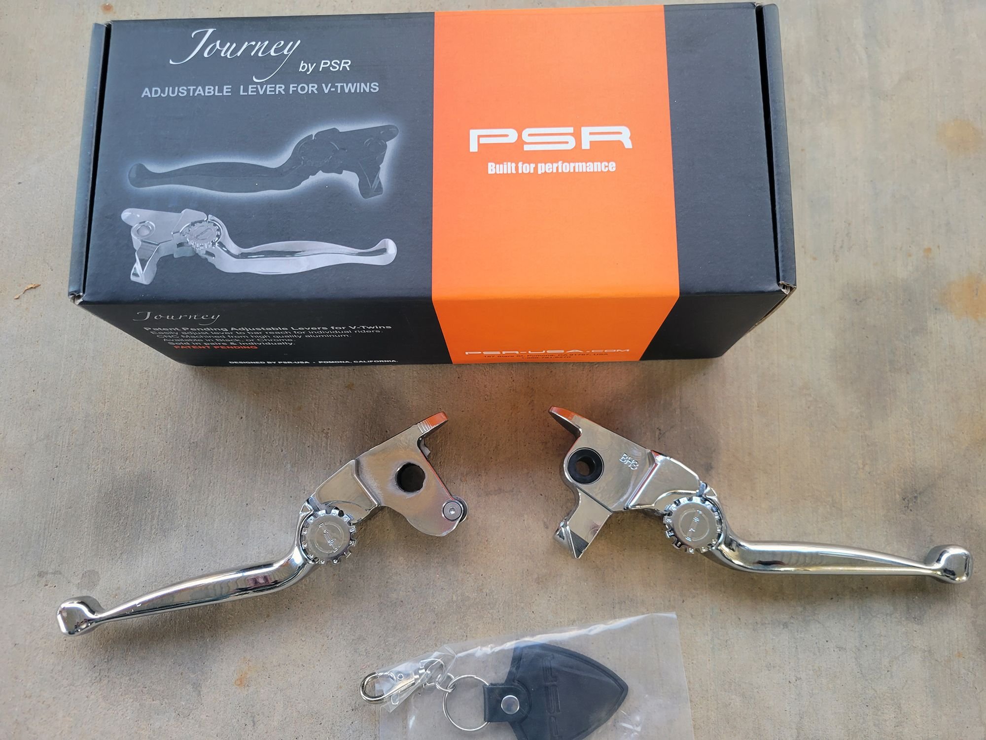 PSR Journey Adjustable Clutch & Brake Levers for Harley Hydraulic