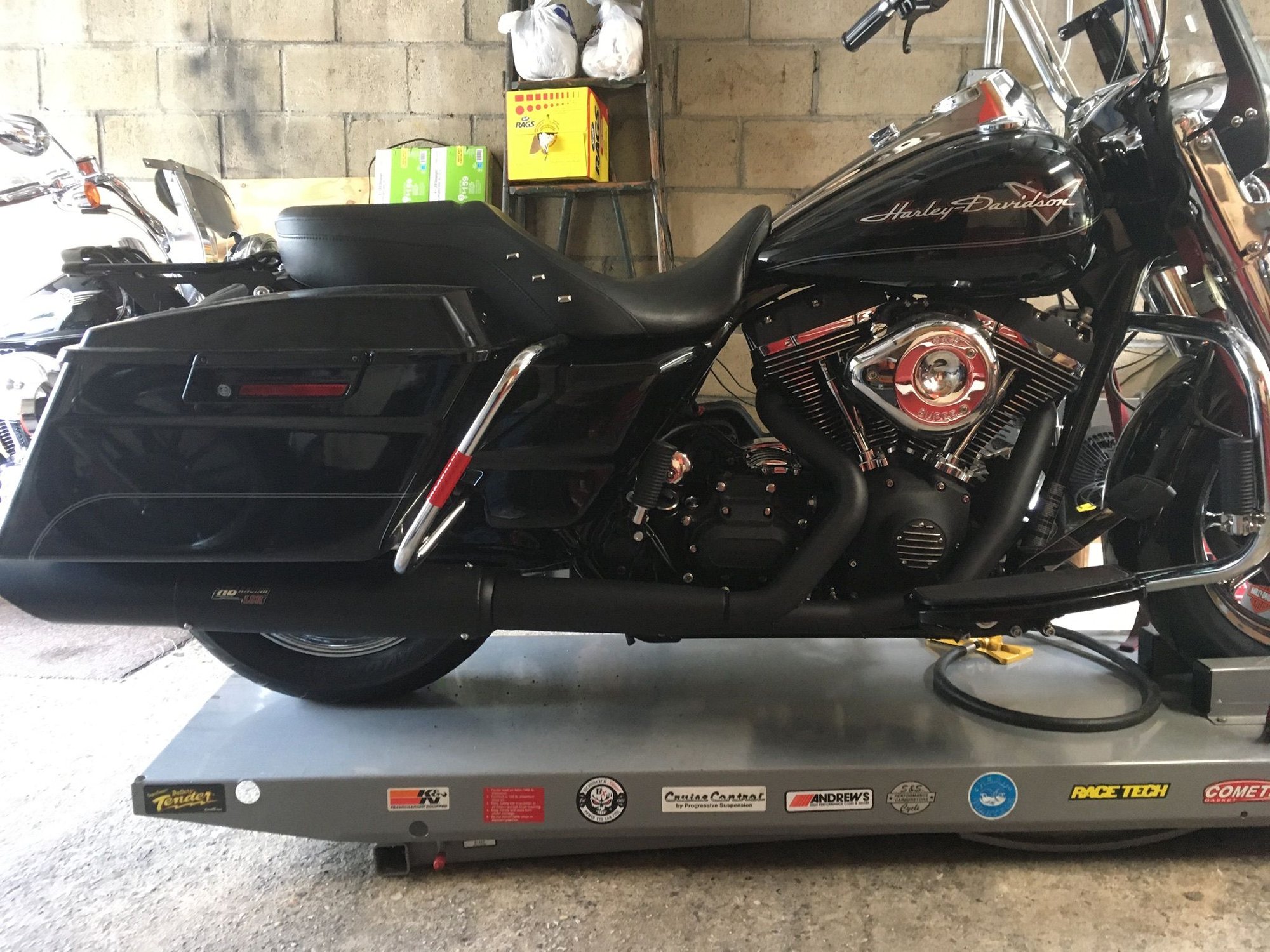 2 in 1 exhaust for harley davidson
