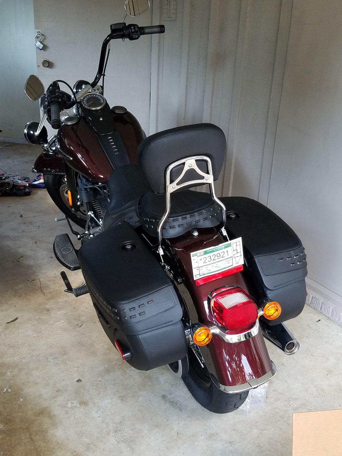 2018 heritage softail sissy bar