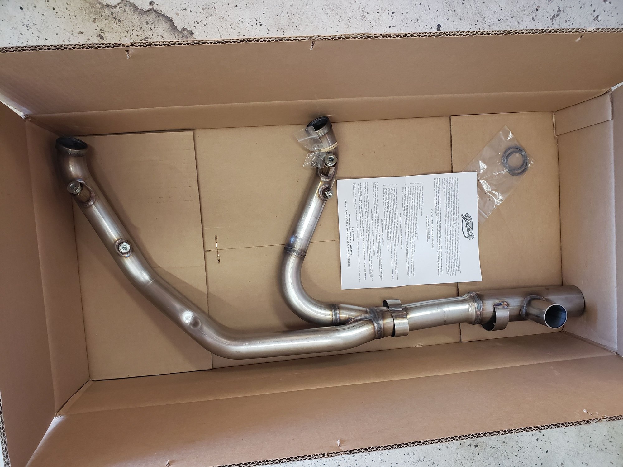 Fuel Moto 212 HEADPIPE M8 Harley Davidson Forums