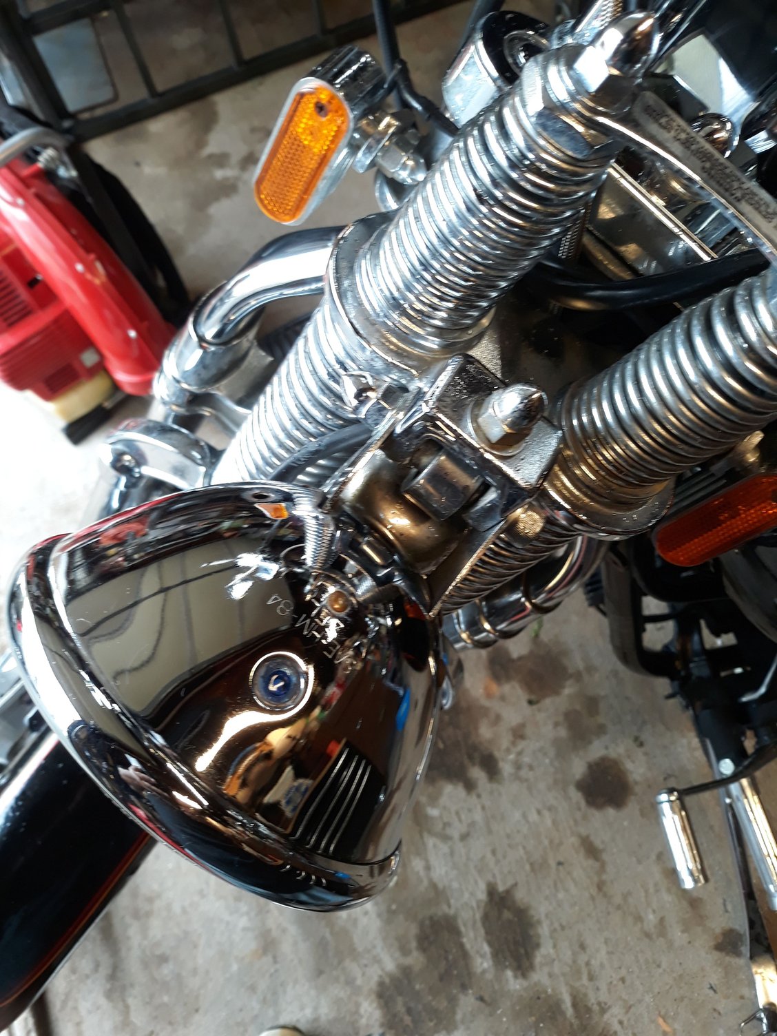 harley springer headlight