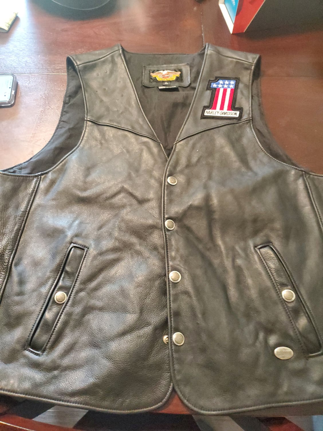 Harley Leather Vest for sale - Harley Davidson Forums