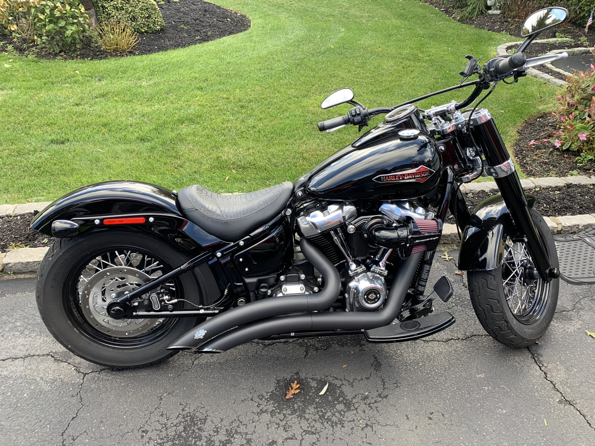 softail slim rear fender