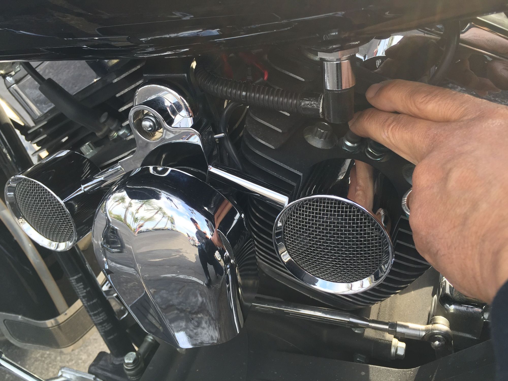 Wards Fans with compression releases? Harley Davidson Forums