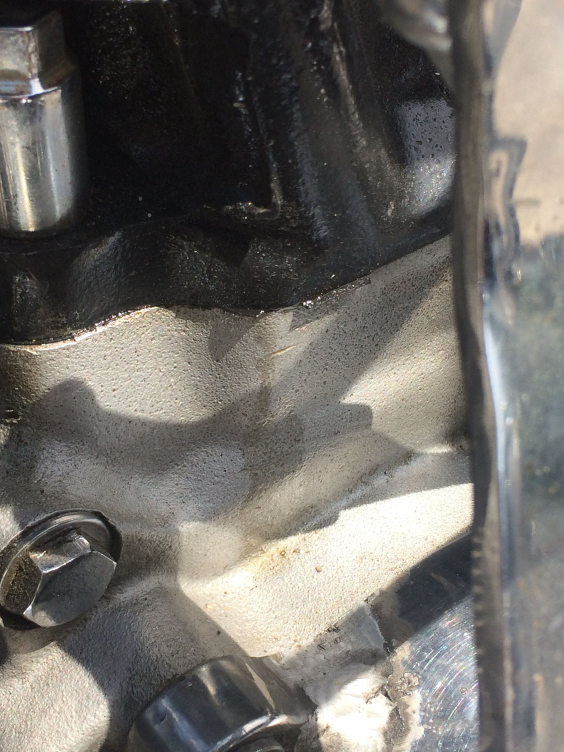 How bad is this base gasket leak? Harley Davidson Forums