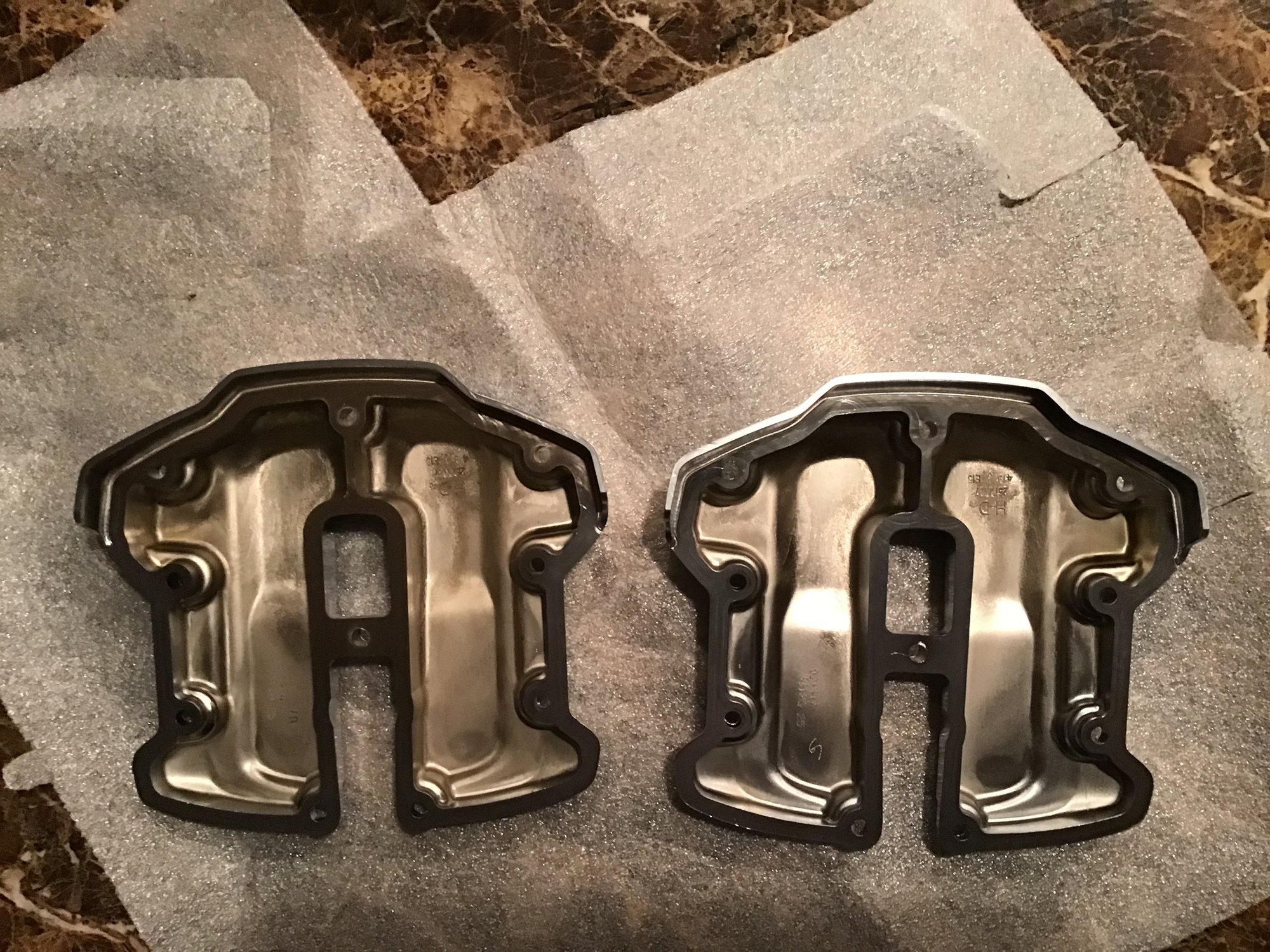 Satin chrome rocker covers M8 Harley Davidson Forums
