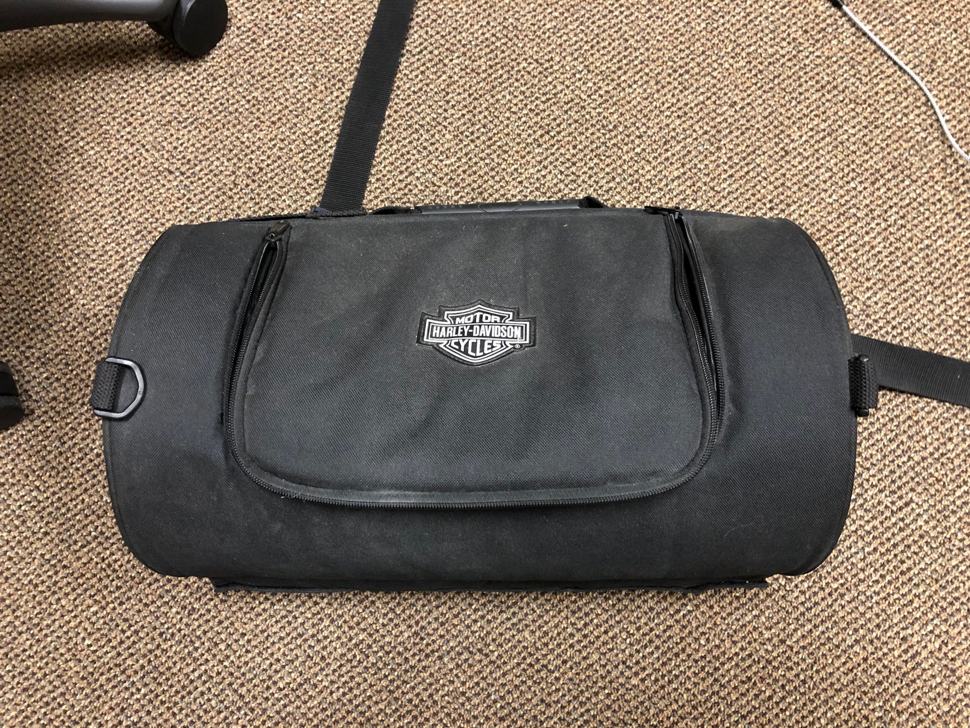 harley roll bag