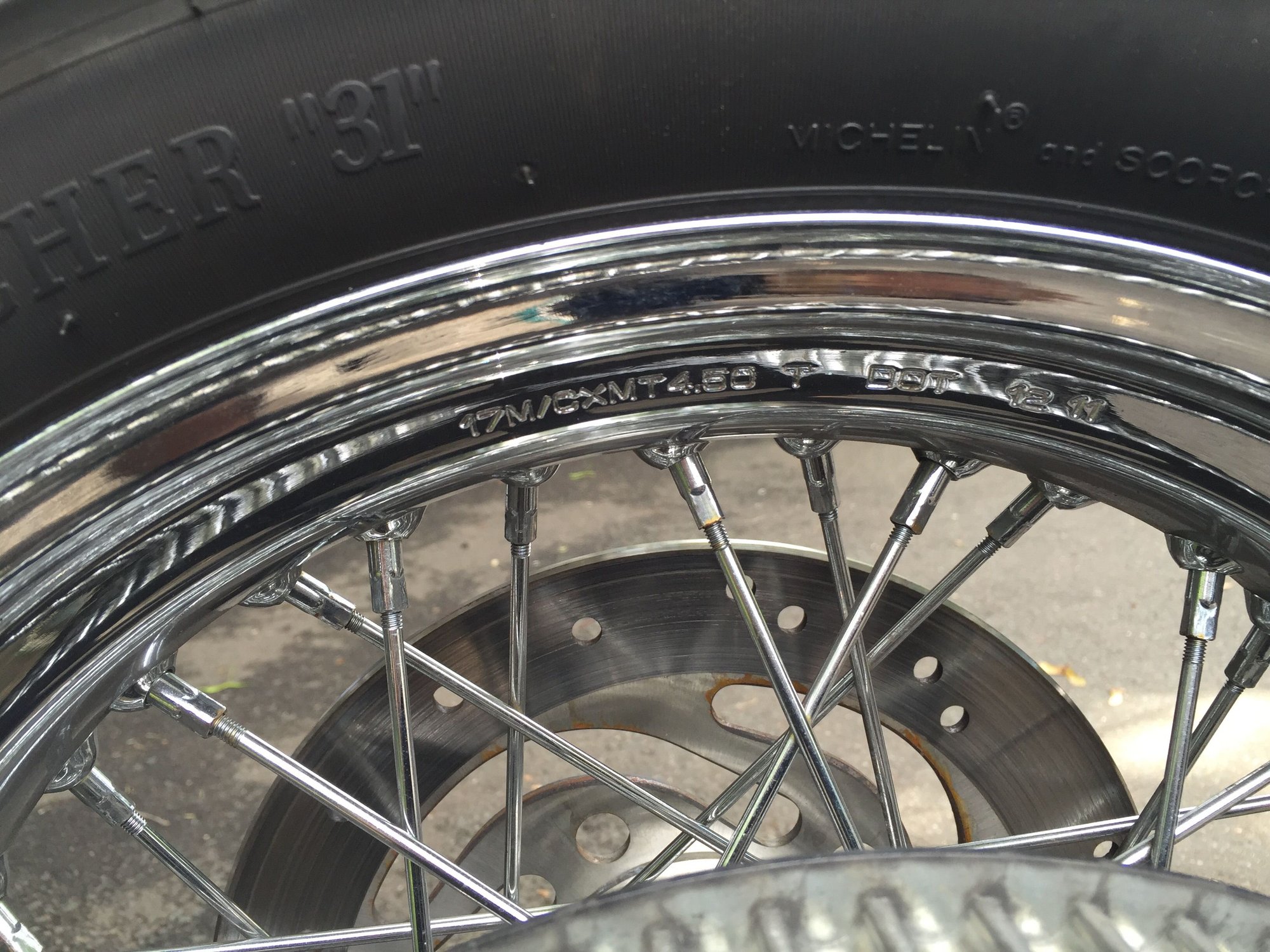 Dyna rear wheel Harley Davidson Forums
