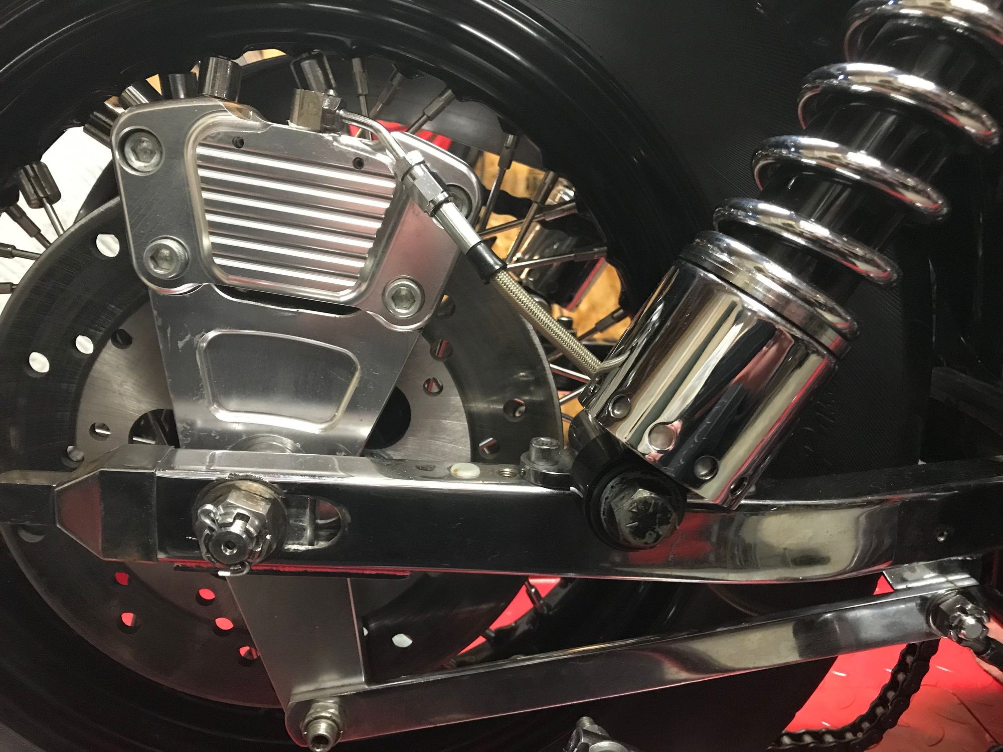 GMA rear brake caliper Harley Davidson Forums