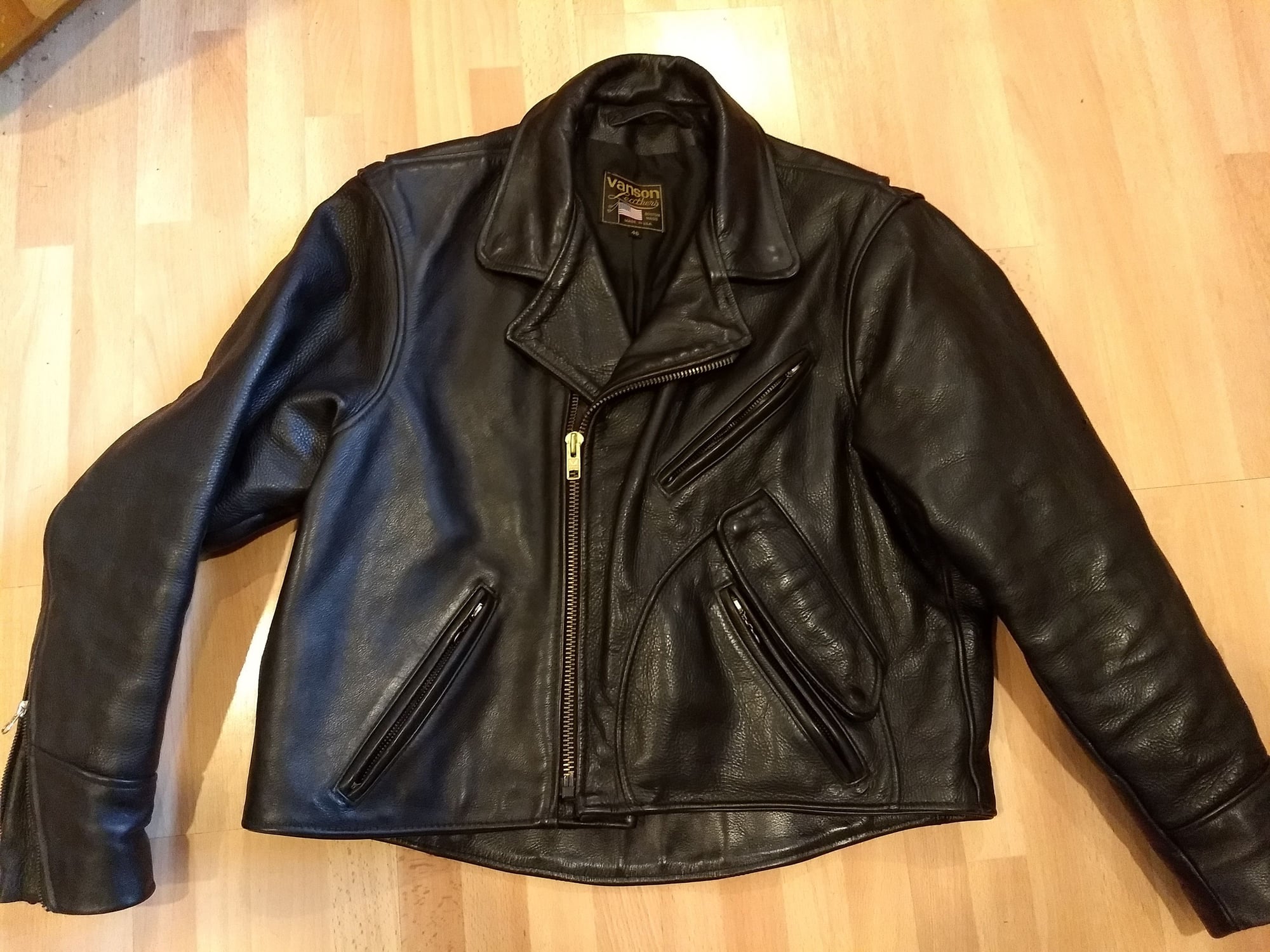 Vanson Leathers Raider Leather Jacket 46 (L/XL) - Harley Davidson Forums