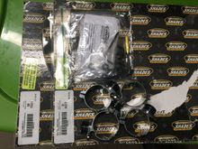 Hardware for forks and packaging with part numbers