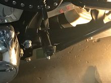 Need to remove the peg, to access the mount bolt.