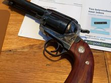 Almost new, bought from a private person. Still have to shoot it, can’t right now because of the lockdown. After 20 years a 45LC again. 