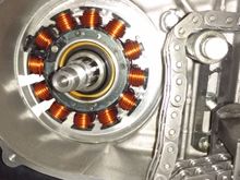 New stator in place.