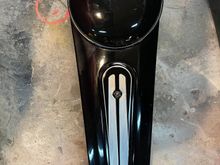 Dash/Console, powder coated Black $250 plus shipping. - See pic of discoloration from fuel spill