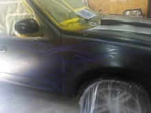 Harley Davidson F-150 Paint and Flames Project