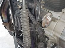 moved cables to find a good place to mount the clamps