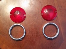 Also off of the 2001 RK turn signal(flat style) trim rings non visor. I will throw the lenses in if someone wants them. $20.00