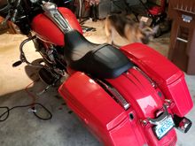 Hid the ugly antenna under the seat. Still gotta pick up a plug.