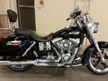 With Backrest and Luggage Rack installed