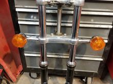 Straight forks and triple tree, single caliper, 300 Shipped obo