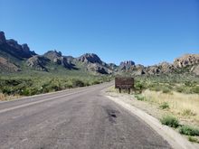 Ride to Chisos Basin