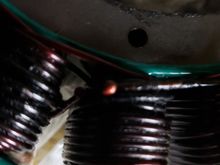 If you look you can see the wire that burned out and melted which caused my issue.