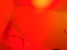 Reds bouncing off the ceiling.
