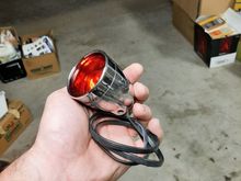 Red lens put on it with trim ring so its running red at all times