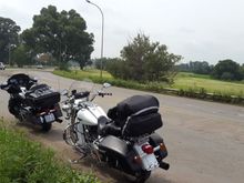 A quick stretch-your-legs break in the run down town of Standerton.