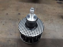 Trow away filter with the valve fitted